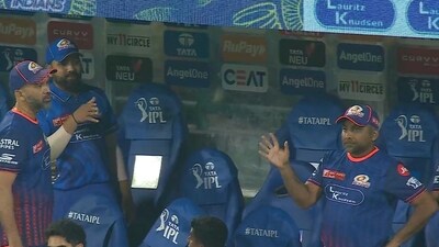 Harbhajan Singh lauded Rohit Sharma for making the proper tactical move from the dugout. (Screengrab - JioHotstar) Harbhajan Singh lauded Rohit Sharma for making the proper tactical move from the dugout. (Screengrab - JioHotstar)