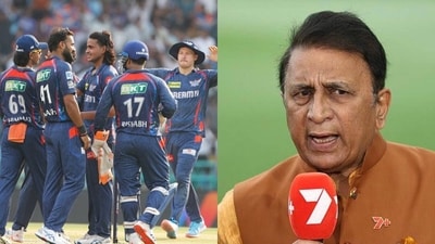 Sunil Gavaskar (R) was not happy with the treatment dished out by BCCI to the LSG youngster (AFP/Reuters) Sunil Gavaskar (R) was not happy with the treatment dished out by BCCI to the LSG youngster (AFP/Reuters)