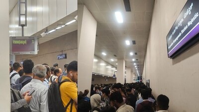 Several videos from Majestic, Magadi Road, and other major stations flooded social media. (X/SheshDeshpande)