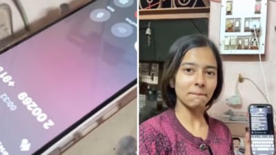 The impressed scammer acknowledged her wit before disconnecting the call. (x/@gharkekalesh) The impressed scammer acknowledged her wit before disconnecting the call. (x/@gharkekalesh)