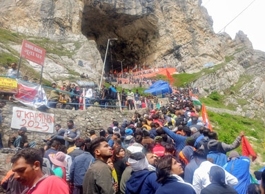 Last year, a total of 3.65 lakh pilgrims had undertaken the Amarnath Yatra. (ANI ) Last year, a total of 3.65 lakh pilgrims had undertaken the Amarnath Yatra. (ANI )