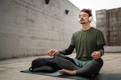 Guided meditation is all about following instructions from the audio clip. (Shutterstock) Guided meditation is all about following instructions from the audio clip. (Shutterstock)