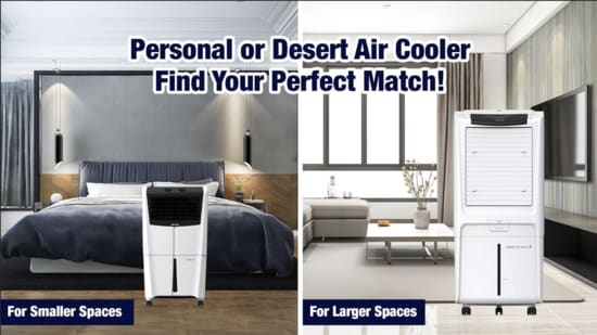 Personal vs desert cooler