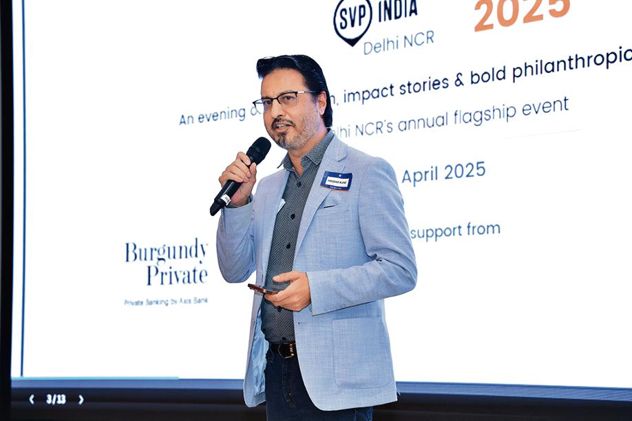 Harjeet Kohli, Chairperson, SVP Delhi NCR Chapter.(Photo: Manoj Verma/HT)