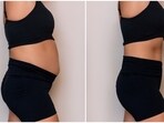 Woman reveals a 5-minute bloating massage technique for a flat tummy. Woman reveals a 5-minute bloating massage technique for a flat tummy.