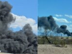 A massive fire has broken out in Tucson, Arizona. A massive fire has broken out in Tucson, Arizona.