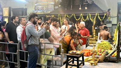 One of the most significant holidays for Malayalis worldwide is Vishu. This Hindu spring celebration, known as the Malayalam New Year, is a time for spiritual rejuvenation, prosperity, and fresh starts. In pic: Malayali community peopel gather to offer their prayers at Asthika Samaj in Mumbai on the occassion of Vishu. (ANI) One of the most significant holidays for Malayalis worldwide is Vishu. This Hindu spring celebration, known as the Malayalam New Year, is a time for spiritual rejuvenation, prosperity, and fresh starts. In pic: Malayali community peopel gather to offer their prayers at Asthika Samaj in Mumbai on the occassion of Vishu. (ANI)