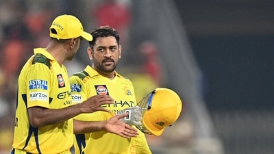 Chennai Super Kings' Mahendra Singh Dhoni (R) and Ravichandran Ashwin interact (AFP) Chennai Super Kings' Mahendra Singh Dhoni (R) and Ravichandran Ashwin interact (AFP)