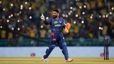 Rishabh Pant scored 63 runs against Chennai Super Kings. (REUTERS)