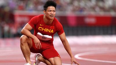 China’s Su Bingtian is the first Asian to break the 10-second barrier. (REUTERS) China’s Su Bingtian is the first Asian to break the 10-second barrier. (REUTERS)