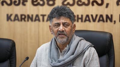 Deputy chief minister DK Shivakumar on Tuesday met with Vokkaliga legislators from the Congress to discuss the controversial caste survey (PTI) Deputy chief minister DK Shivakumar on Tuesday met with Vokkaliga legislators from the Congress to discuss the controversial caste survey (PTI)