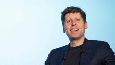 Sam Altman revealed that his baby boy sleeps in a Cradlewise crib (AFP)