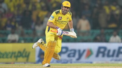 Chennai Super Kings' captain MS Dhoni runs between the wickets during an IPL 2025 match against Lucknow Super Giants (PTI) Chennai Super Kings' captain MS Dhoni runs between the wickets during an IPL 2025 match against Lucknow Super Giants (PTI)