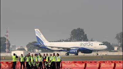 The company has decided to set up an MRO facility within a 1,365-hectare area designated in the second phase of the Noida International Airport project, which includes the development of an aviation hub including Centre of Excellence. (Sunil Ghosh/HT File) The company has decided to set up an MRO facility within a 1,365-hectare area designated in the second phase of the Noida International Airport project, which includes the development of an aviation hub including Centre of Excellence. (Sunil Ghosh/HT File)