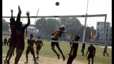 The university will soon get a practice net for cricket, and indoor basketball, volleyball and badminton courts in the Tilak hostel (HT photo) The university will soon get a practice net for cricket, and indoor basketball, volleyball and badminton courts in the Tilak hostel (HT photo)