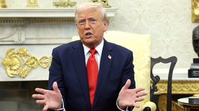 US President Donald Trump appeared on Fox Noticias, a Spanish-language show on Fox News (AP) US President Donald Trump appeared on Fox Noticias, a Spanish-language show on Fox News (AP)