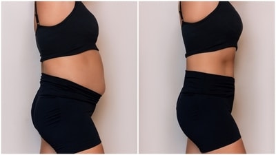 Woman reveals a 5-minute bloating massage technique for a flat tummy. (Shutterstock) Woman reveals a 5-minute bloating massage technique for a flat tummy. (Shutterstock)