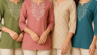 Kurti sets for women that make everyday dressing feel like a festive affair (AI Generated) Kurti sets for women that make everyday dressing feel like a festive affair (AI Generated)
