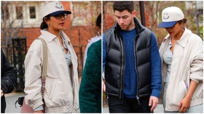 Priyanka Chopra with Nick Jonas during an outing in New York. (Instagram/@jerryxmimi) Priyanka Chopra with Nick Jonas during an outing in New York. (Instagram/@jerryxmimi)