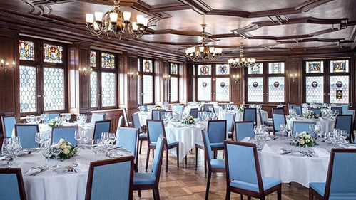 Classic Zurich charm at the historic Zunfthaus zur Waag guild house.