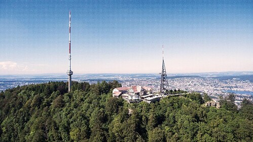Uetliberg provides a spectacular vantage point over Zurich, with panoramic views of the city, lake, and the distant Swiss Alps.