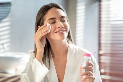 People believe micellar water replaces face washing because it's marketed as a complete cleanser. (Shutterstock) People believe micellar water replaces face washing because it's marketed as a complete cleanser. (Shutterstock)