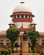 A view of the Supreme Court of India building, an apex judicial body of the country, in New Delhi on Thursday. (Jitender Gupta)