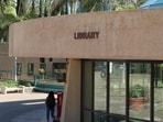 A fire broke out at San Diego State University's Love Library on Wednesday. 