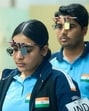 Suruchi Phogat and Saurabh Chaudhary beat the Chinese pair to win the mixed team gold in Lima on Wednesday. (ISSF)