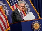 FILE PHOTO: U.S. Federal Reserve Chair Jerome Powell attends a press conference