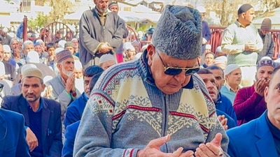 Jammu and Kashmir National Conference (JKNC) President Farooq Abdullah at an event. (X/JKNC) Jammu and Kashmir National Conference (JKNC) President Farooq Abdullah at an event. (X/JKNC)