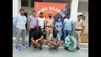 Chandigarh Police uncovered a wider heroin trafficking network operating across the tricity. (HT Photo)