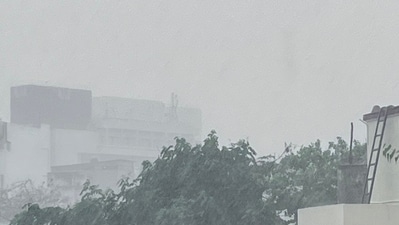 Rain brought much-needed relief from sweltering heat in Chennai. (@Keerthi_C/X) Rain brought much-needed relief from sweltering heat in Chennai. (@Keerthi_C/X)