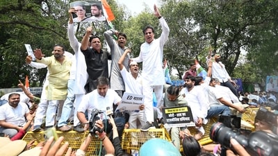 The prosecution complaint filed on April 9 under various sections of the Prevention of Money Laundering Act (PMLA) named Sonia Gandhi, a former Congress president, as the accused no 1, and her son and MP Rahul Gandhi, who is also the Leader of Opposition in the Lok Sabha, as the accused no 2. (Hindustan Times ) The prosecution complaint filed on April 9 under various sections of the Prevention of Money Laundering Act (PMLA) named Sonia Gandhi, a former Congress president, as the accused no 1, and her son and MP Rahul Gandhi, who is also the Leader of Opposition in the Lok Sabha, as the accused no 2. (Hindustan Times )
