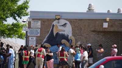 According to Dallas Fire-Rescue officials, those hospitalized were between the ages of 15 and 18. They suffered injuries that ranged from critical to non-life-threatening. (AP Photo/Julio Cortez) (AP) According to Dallas Fire-Rescue officials, those hospitalized were between the ages of 15 and 18. They suffered injuries that ranged from critical to non-life-threatening. (AP Photo/Julio Cortez) (AP)
