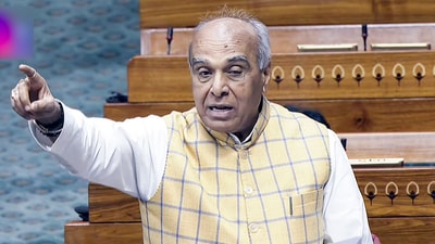 New Delhi, Apr 03 (ANI): Bharatiya Janata Party (BJP) MP Jagdambika Pal speaks in Lok Sabha during the Budget Session of Parliament, in New Delhi on Thursday. (ANI Photo/Sansad TV) (Sansad TV) New Delhi, Apr 03 (ANI): Bharatiya Janata Party (BJP) MP Jagdambika Pal speaks in Lok Sabha during the Budget Session of Parliament, in New Delhi on Thursday. (ANI Photo/Sansad TV) (Sansad TV)