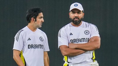 India's captain Rohit Sharma (R) with head coach Gautam Gambhir (PTI) India's captain Rohit Sharma (R) with head coach Gautam Gambhir (PTI)