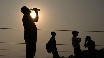 Soaring temperatures have already seen Delhi record heatwave days in early April. (RAJ K RAJ /HT PHOTO) Soaring temperatures have already seen Delhi record heatwave days in early April. (RAJ K RAJ /HT PHOTO)