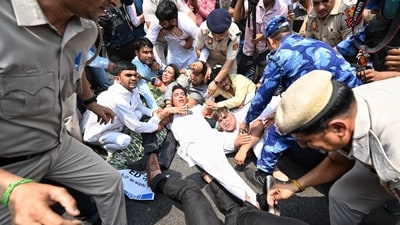 Apart from Sonia and Rahul Gandhi, the chargesheet also names senior Congress leaders Sam Pitroda and Suman Dubey as co-accused. (Hindustan Times ) Apart from Sonia and Rahul Gandhi, the chargesheet also names senior Congress leaders Sam Pitroda and Suman Dubey as co-accused. (Hindustan Times )