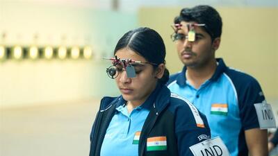 Suruchi Phogat and Saurabh Chaudhary beat the Chinese pair to win the mixed team gold in Lima on Wednesday. (ISSF) Suruchi Phogat and Saurabh Chaudhary beat the Chinese pair to win the mixed team gold in Lima on Wednesday. (ISSF)