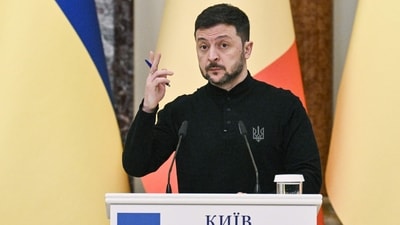 Ukrainian President Volodymyr Zelensky (AFP)