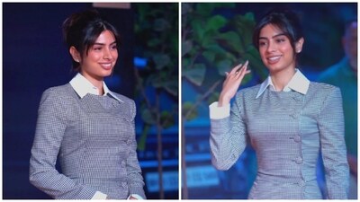 Khushi Kapoor attends the 2nd edition of MAMI Select.