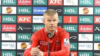 Sam Billings during a PSL press conference (X)