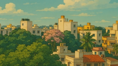 In the rush to own real estate in India’s biggest cities, Redditors say a new wave of homebuyers is emerging—families purchasing properties not to live in but to park their wealth. (Representational Photo) ((Studio Ghibli style image created using ChatGPT)) In the rush to own real estate in India’s biggest cities, Redditors say a new wave of homebuyers is emerging—families purchasing properties not to live in but to park their wealth. (Representational Photo) ((Studio Ghibli style image created using ChatGPT))