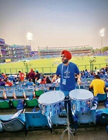 Mannanjot Singh is the official percussionist of the DC Toli. Mannanjot Singh is the official percussionist of the DC Toli.