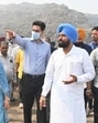 Mayor Inderjit Kaur and MC commissioner Aaditya Dachalwal inspecting the ongoing works at main dump site in Ludhiana on Wednesday. (HT Photo) Mayor Inderjit Kaur and MC commissioner Aaditya Dachalwal inspecting the ongoing works at main dump site in Ludhiana on Wednesday. (HT Photo)