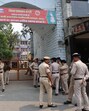 The Deputy Commissioner’s (DC) office in Mandi and the adjoining district court were evacuated on Wednesday after the office received an email claiming that a bomb had been planted in the complex, police said. (Birbal Sharma/HT) The Deputy Commissioner’s (DC) office in Mandi and the adjoining district court were evacuated on Wednesday after the office received an email claiming that a bomb had been planted in the complex, police said. (Birbal Sharma/HT)