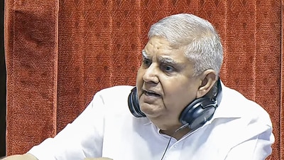 Vice President Jagdeep Dhankar isn't happy about the probe in the justice Yashwant Varma cash discovery case. (ANI) Vice President Jagdeep Dhankar isn't happy about the probe in the justice Yashwant Varma cash discovery case. (ANI)
