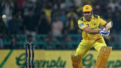 Chennai Super Kings' captain MS Dhoni plays a shot during the Indian Premier League. (AFP) Chennai Super Kings' captain MS Dhoni plays a shot during the Indian Premier League. (AFP)