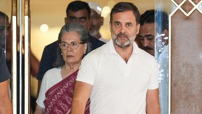 ED has alleged that the Gandhis are the “beneficial owners” of all the properties of AJL – estimated to have current market value of ₹5,000 crore - after it was taken over in 2010-11 by YI, in which they are the majority stakeholders. (PTI) ED has alleged that the Gandhis are the “beneficial owners” of all the properties of AJL – estimated to have current market value of ₹5,000 crore - after it was taken over in 2010-11 by YI, in which they are the majority stakeholders. (PTI)